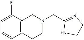 2-[[(1,2,3,4-Tetrahydro-8-fluoroisoquinolin)-2-yl]methyl]-4,5-dihydro-1H-imidazole|