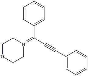 4-(1,3-Diphenyl-2-propyne-1-ylidene)morpholine-4-ium