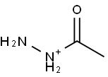 1-アセチルヒドラジニウム 化学構造式