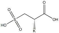 [S,(-)]-2-Potassiosulfopropionic acid Struktur