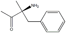 [S,(-)]-3-Amino-3-methyl-4-phenyl-2-butanone Structure
