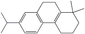 1,2,3,4,9,10-Hexahydro-7-isopropyl-1,1-dimethylphenanthrene,,结构式