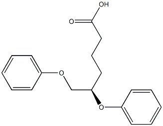 (R)-5,6-Diphenoxyhexanoic acid Structure