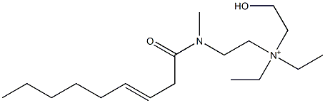 2-[N-Methyl-N-(3-nonenoyl)amino]-N,N-diethyl-N-(2-hydroxyethyl)ethanaminium