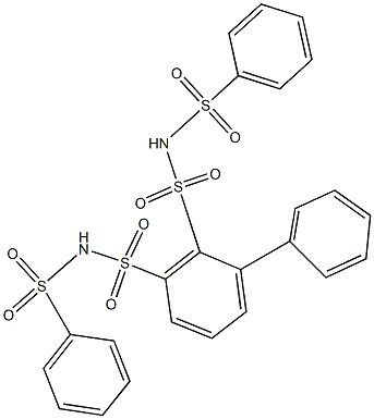 N,N'-Bis(phenylsulfonyl)diphenylbissulfonamide Structure