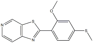  2-(4-Methylthio-2-methoxyphenyl)thiazolo[5,4-c]pyridine