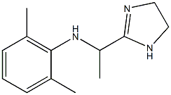 2-[1-(2,6-Dimethylphenylamino)ethyl]-2-imidazoline Struktur