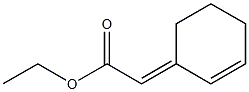 2-(1-Cyclohexene-3-ylidene)acetic acid ethyl ester Structure