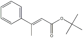 (E)-3-Phenyl-2-butenoic acid tert-butyl ester Structure