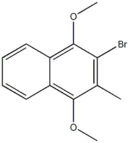  1,4-Dimethoxy-2-bromo-3-methylnaphthalene