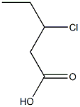 3-クロロ吉草酸 化学構造式