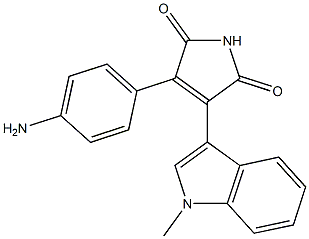 3-(1-Methyl-1H-indol-3-yl)-4-(4-aminophenyl)-1H-pyrrole-2,5-dione