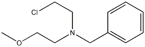 N-(2-Chloroethyl)-N-(2-methoxyethyl)benzylamine Structure