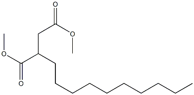 2-Decylsuccinic acid dimethyl ester,,结构式