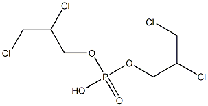 Phosphoric acid hydrogen bis(2,3-dichloropropyl) ester Struktur