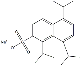 1,5,8-Triisopropyl-2-naphthalenesulfonic acid sodium salt,,结构式