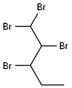 1,1,2,3-Tetrabromopentane Struktur