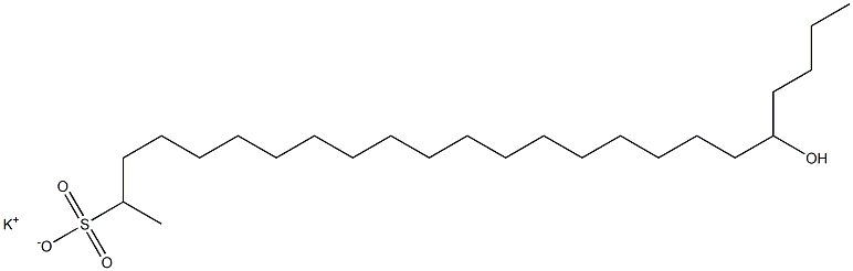  20-Hydroxytetracosane-2-sulfonic acid potassium salt