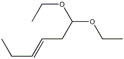 3-Hexenal diethyl acetal,,结构式