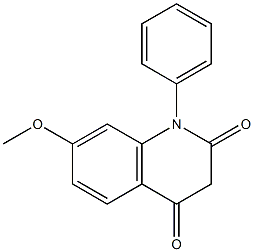 1-(Phenyl)-7-methoxyquinoline-2,4(1H,3H)-dione Structure