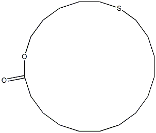 1-Oxa-7-thiacycloicosan-20-one Struktur