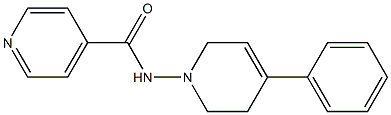 N-[(4-Phenyl-1,2,5,6-tetrahydropyridin)-1-yl]pyridine-4-carboxamide Structure