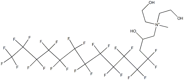 4,4,5,5,6,6,7,7,8,8,9,9,10,10,11,11,12,12,13,13,14,14,15,15,15-Pentacosafluoro-2-hydroxy-N,N-bis(2-hydroxyethyl)-N-methyl-1-pentadecanaminium
