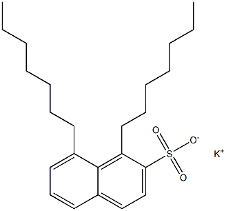 1,8-Diheptyl-2-naphthalenesulfonic acid potassium salt