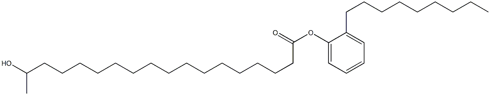  17-Hydroxystearic acid 2-nonylphenyl ester