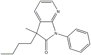  1,3-Dihydro-3-butyl-3-methyl-1-phenyl-2H-pyrrolo[2,3-b]pyridin-2-one