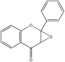 2,3-エポキシフラバノン 化学構造式