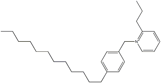 1-(4-Dodecylbenzyl)-2-propylpyridinium Structure