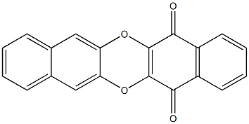 Dinaphtho[2,3-b:2',3'-e][1,4]dioxin-5,14-dione Struktur