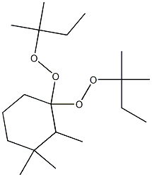 2,3,3-Trimethyl-1,1-bis(tert-pentylperoxy)cyclohexane 结构式