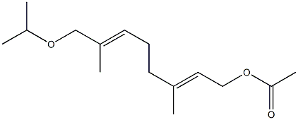 (2E,6E)-3,7-Dimethyl-8-(isopropoxy)-2,6-octadien-1-ol acetate