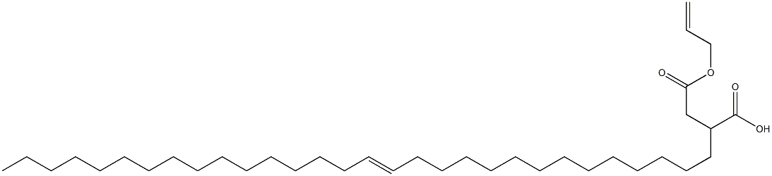 2-(14-Triacontenyl)succinic acid 1-hydrogen 4-allyl ester,,结构式