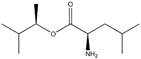 (R)-2-Amino-4-methylpentanoic acid (R)-1,2-dimethylpropyl ester,,结构式