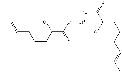 Bis(2-chloro-6-octenoic acid)calcium salt