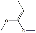 1,1-Dimethoxy-1-propene Structure