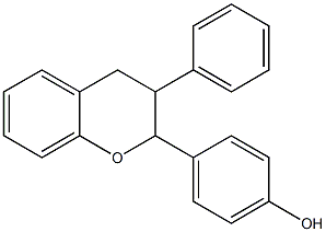 2-(4-Hydroxyphenyl)-3,4-dihydro-3-phenyl-2H-1-benzopyran