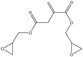 Itaconic acid diglycidyl ester Structure
