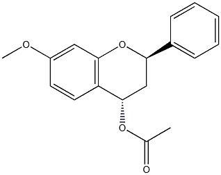TRANS-7-Methoxy-flavan-4-ol acetate