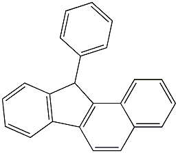 11-Phenyl-11H-benzo[a]fluorene,,结构式
