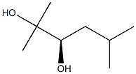 [R,(+)]-2,5-ジメチル-2,3-ヘキサンジオール 化学構造式