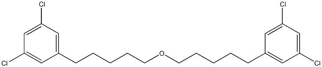3,5-Dichlorophenylpentyl ether,,结构式