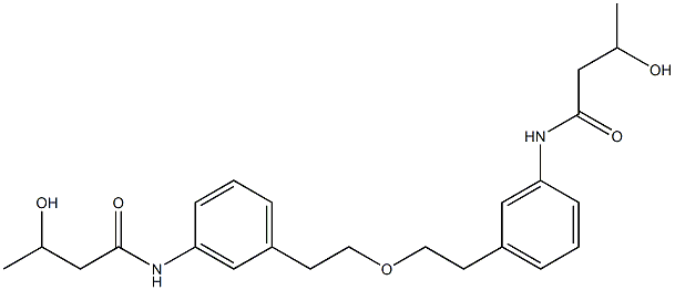 3-(3-Hydroxybutyrylamino)phenylethyl ether Structure