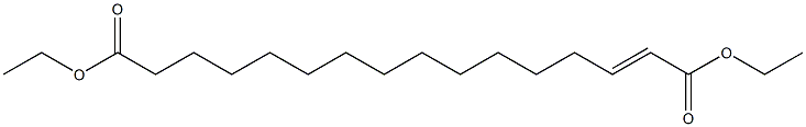 14-Hexadecenedioic acid diethyl ester,,结构式