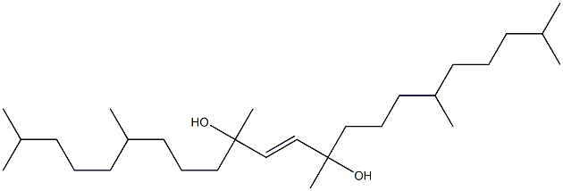 2,6,10,13,17,21-Hexamethyl-11-docosene-10,13-diol,,结构式