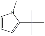 2-tert-Butyl-1-methyl-1H-pyrrole Struktur