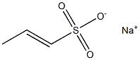 1-Propene-1-sulfonic acid sodium salt,,结构式